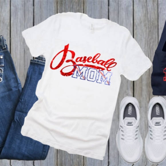 Baseball Mom Tee - Picture 1 of 1